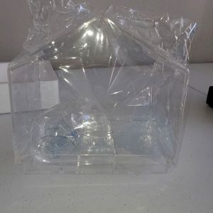 Clear Bird Feeder/House